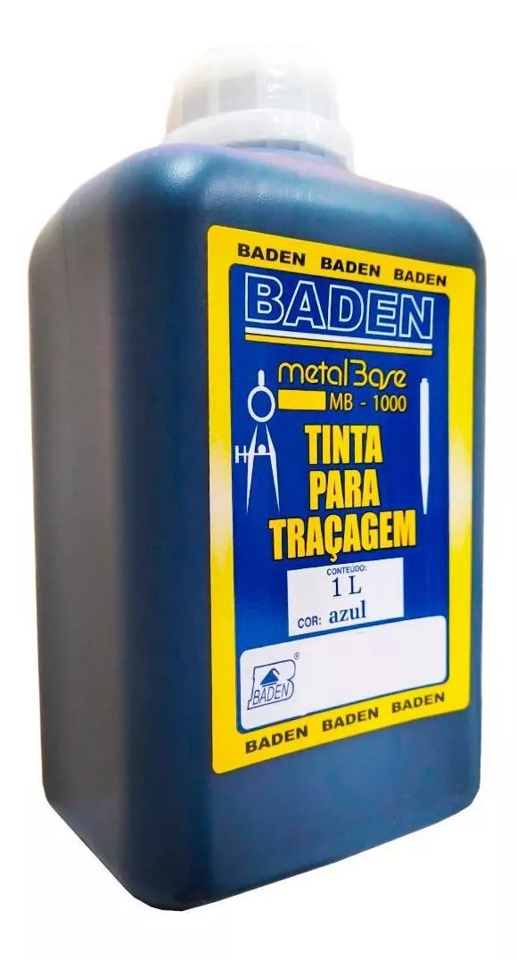 Tinta Para Traçagem Metal Bare -1000 Baden 1lt