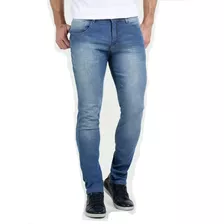 Calça Jeans Lycra Stretch Masculina Slin Plus Size