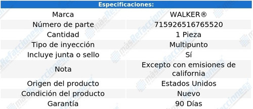 Inyector Combustible Nissan Rogue L4 2.5l 08-13 Walker Foto 5