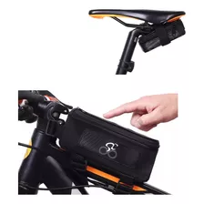 Kit Bolsa Smart Porta Celular Bike + Bag Compacta De Selim