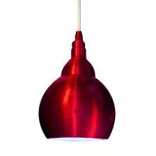 Pendente Luminária Bolinha 254/1 Colombo Vermelho