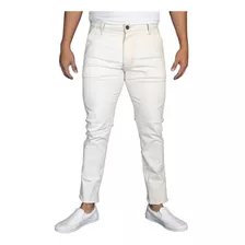 Pantalon De Gabardina Casual Strech Hombre Skinny