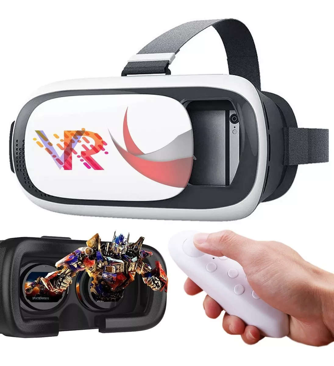 Anteojos Realidad Virtual Vr Box Lentes 3d Joystick 360 Cta!