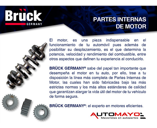 Un rbol De Levas Escape Bruck Platina L4 1.6l 2002-2010 Foto 4