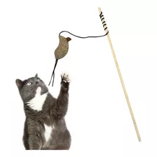 Juguete Para Gatos Mascotas Eco Bara Con Raton 