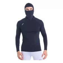 Camiseta Térmica Proteção Uv50 + Balaclava Touca Ninja