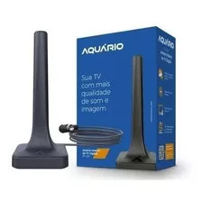 Antena Digital Aquario Dtv-200 Interna Com Cabo 2.5m Hdtv 4k