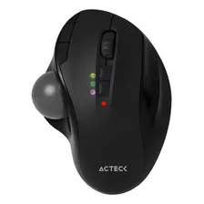Mouse Ergonomico Trackball 2 Modos Bluetooth Acteck Mi790 Color Negro