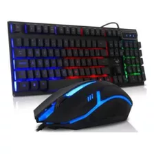 Kit Teclado E Mouse Gamer Jp-131 - Semi Mecânico