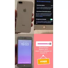 iPhone 8 Plus Bateria 100% Aparelho De Vitrine