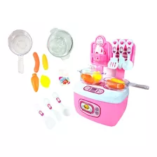 Set Cocina Juguete Niños Juego De Rol 18 Accesorios