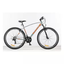 Mountain Bike Futura Lynce Rodado29 Cambios Shimano Color Plata/naranja Tamaño Del Cuadro L