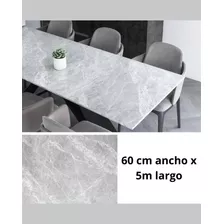 Papel Tapiz Autoadhesivo Tipo Mármol Gris