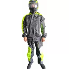 Impermeable Para Motociclista Con Reflejantes