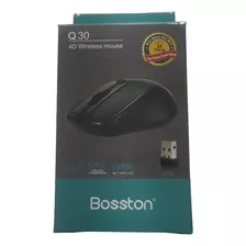 Mouse Inalámbrico Bosston Negro Q30