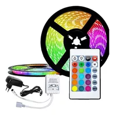 Fita De Led Rgb 5 Metros Bi Volt Som Automotivo Decoração Tensão De Operação 12v 110v/220v