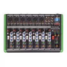 Consola Mixer Dj Probass Pm-1224 Bluetooth 12ch Phantom +48v