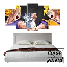 Quadro Dragon Ball Z Gohan Super Sayajin 2 Moldur E Vidro A3