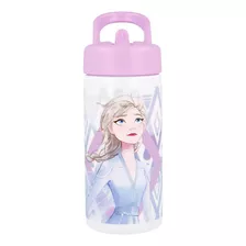 Botella Sport Antiderrame Infantil Frozen 2 Elsa Cresko Color Lila