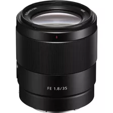 Lente Sony Fe 35mm F/1.8 Sel35f18f E-mount / Full-frame