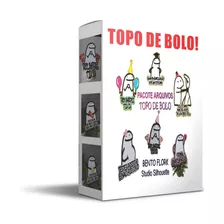 Kit Arquivos Topper Topo De Bolo Bento Flork Memes Studio