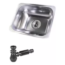 Bachas Cocina Pileta Simple Bajomesada M10 Profunda Acero Sf