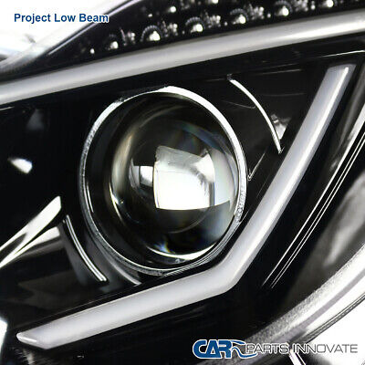 Fit 01-07 Benz W203 C-class Pearl Black Led Projector He Oaa Foto 3