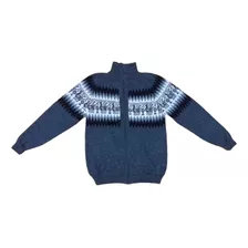 Sweater Campera Pullover Lana Alpaca Esfumado Talle L(large)