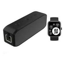 Pack Black Smartwatch Live Mini 206 40mm + Parlante Teno J5