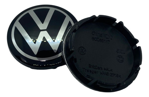4 Centros Rin Para Volkswagen Vw Virtus T-cross Nivus 56 Mm Foto 5