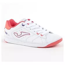 Tenis Escolar Bco/rosa Niña Joma Ginkana Jr 713 Envío Gratis