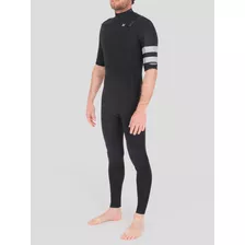 Long John Hurley Advantage Plus 2/2mm Ss Masculino Preto