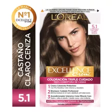  Kit De Coloración Excellence Creme L'oréal Paris Tono 5.1 Castaño Claro Ceniza