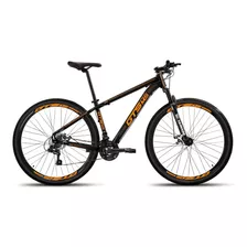Mountain Bike Gts Pro M5 Techs Aro 29 19 21v Freios De Disco Mecânico Cor Preto/laranja