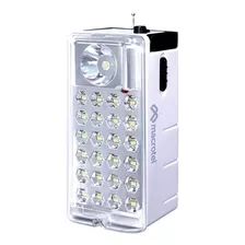 Lámpara De Emergencia Macrotel Ms-6750r Led Con Batería Recargable 6w Blanco