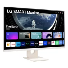 Monitor LG Smart 27sr50f 27 Blanco Ips Full Hd Webos Hdmi