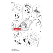 Luz Matricula Trasera Suzuki Swift Dzire 2012-13 Ga (india)