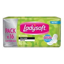 Toallitas Ladysoft  Normal Tela Suave 16 Unidades