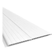 Forro De Pvc Branco Pct C/ 15 200x7mm 5,0 Mts