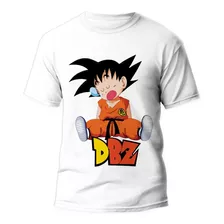 Playera Anime Manga Dragon Ball Goku Niño #2680