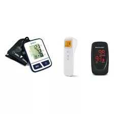 Medidor De Pressão Arterial + Saturaçaooxigenio +termometro 