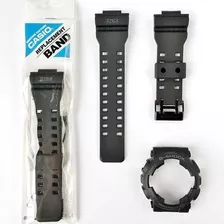 Kit Pulseira +bezel Gd-100ms -1 Casio G-shock Preto Fosco