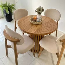 Juego De Comedor De 4 Plazas Fabricado En