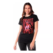 Playera Dama Marvel: Scarlet Witch Retro