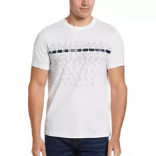 Playera Perry Ellis Logo Blanco Hombre 4hsk7148126