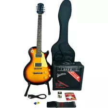 Kit Guitarra Eléctrica Deviser Lp100 3ts + Amplifi + Estuche