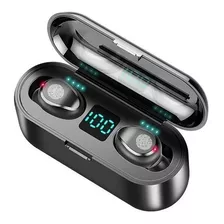 Auriculares Bluetooth F9 Tws 4hs De Musica + Power Bank