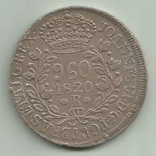 Moeda Prata Patacão Reino Unido 960 Reis 1820 R (350)