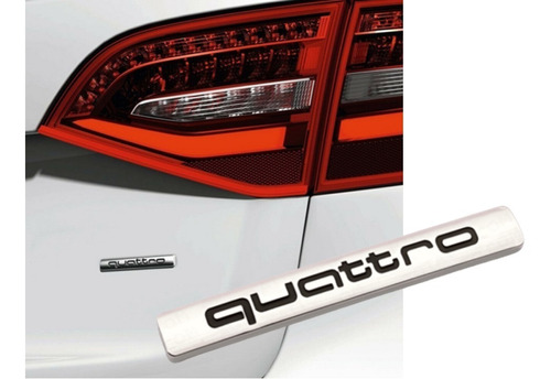 Emblema Quattro Audi A5/s5 2008-2023 Crom/negro Foto 2