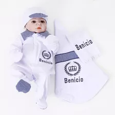 Saída De Maternidade Personalizado Com Nome Para Menino